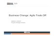 IIBA italy - aperitivo serale 20130318 - Business Change Agile Trade Off