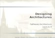 04 designing architectures