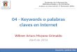04 Keywords o palabras claves en Internet