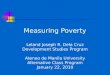 Measuring Poverty 2010