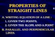 Topic 8 (Writing Equations Of A Straight Lines)