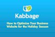 How to Optimize Your Business Website for the Holiday Season