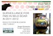 Session 2: Surveillance for FMD in wild boar in 2011-2012: results from Bulgaria and Turkey