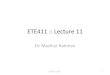 Ete411 Lec11