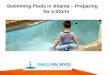 Swimming pools in atlanta – preparing for a storm