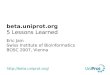 beta.uniprot.org - 5 Lessons Learned