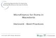 Microfinance for Roma in Macedonia