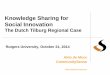 Knowledge Sharing for Social Innovation: The Dutch Tilburg Regional Case