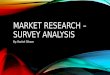 Market research   survey analysis final