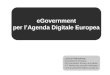 eGovernment per l’Agenda Digitale Europea