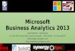 Microsoft Business Analytics 2013
