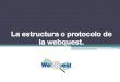 La estructura o protocolo de la webquest