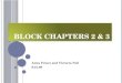 Block Chapter 2 & 3