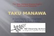 Taku Manawa workshop