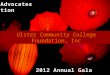Ulster Community College Foundation Gala 2012