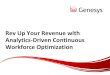 Rev Up Your Revenue with Analytics-Driven Continuous Workforce Optimization