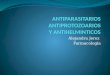 Farmacos: Antiparasitarios antiprotozoarios