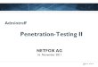 NETFOX Admin-Treff: Penetration Testing II