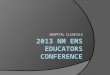 2013 nm ems educators conference