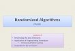 Lecture 6-cs648 Randomized Algorithms