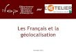 Les français et la géolocalisation en 2010, selon l'IFOP