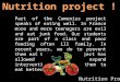 Nutrition project