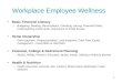 Workplace Employee Wellness Basic Financial Literacy