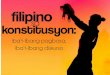 Filipino sa Konstitusyon [Filipino in the Constitution] (Fil 40)