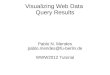 Visualizing Web Data Query Results