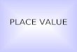 Place value intro