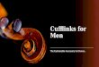 Cufflinks for men
