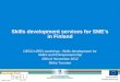 I d - turunen skills development services for sm-es in finland