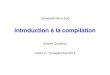 Introduction a la compilation  Analyse lexicale - C2