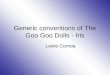 Generic conventions of the goo goo dolls - Iris