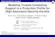 Modeling Trusted Computing Support in a Protection Profile for High Assurance Security Kernels