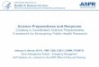 Science Preparedness and Response: Creating a Coordinated Science Preparedness Framework for Emergency Public Health Research