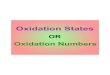 Oxidation states or oxidation numbers