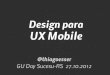 Design para UX Mobile