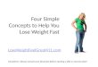 Four Simple Concepts To Help You Lose Weight Fast