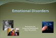 Emotional Disorders Presentation