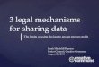 3 Legal Mechanisms for Sharing Data