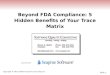 Beyond FDA Compliance Webinar: 5 Hidden Benefits of Your Traceability Matrix