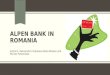 Alpen bank in Romania Credit Card Case analysis