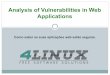 Analysis of vulnerabilities in web applications - LinuxCon Brazil 2010