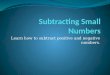Subtracting small numbers