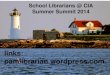 School Librarians @ CIA in Portsmouth NH 2014