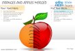 Oranges and apples merged powerpoint ppt slides