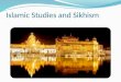 Islamic Studies and Sikhism