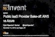 (ENT311) Public IaaS Provider Bake-off: AWS vs Azure | AWS re:Invent 2014