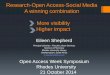 Research-Open Access-Social Media: A winning combination